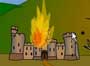 Castle under fire