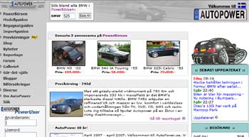 Autopwer.se är sajten för ig som gillar BMW