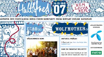 14-16 juni är det dags för årets hultsfredsfestival. Läs mer på rockparty.se