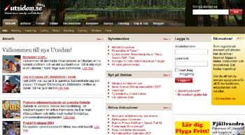 Friluftssajten utsidan.se är veckans sajt nr 31 2007
