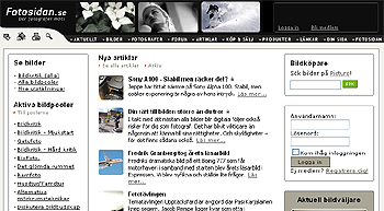 Fotosidan.se är en gigantisk fotoportal på Internet