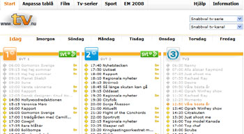 TV.nu - TV tablå på nätet